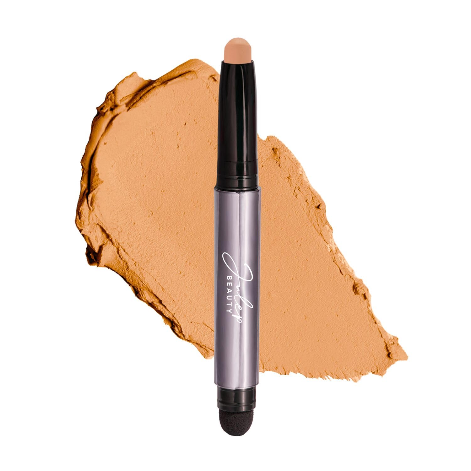 Julep Eyeshadow 101 Cream-to-Powder Waterproof Eyeshadow Stick – Sand Shimmer – Long-Lasting, Buildable, Crease-Proof, Cruelty Free, Shimmer Finish with Built-In Smudger
