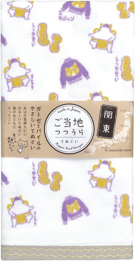 Nissen Shoko Japanese Style Local Tutoraura Tenugui Wind Towel, Tokyo 1. TU-719
