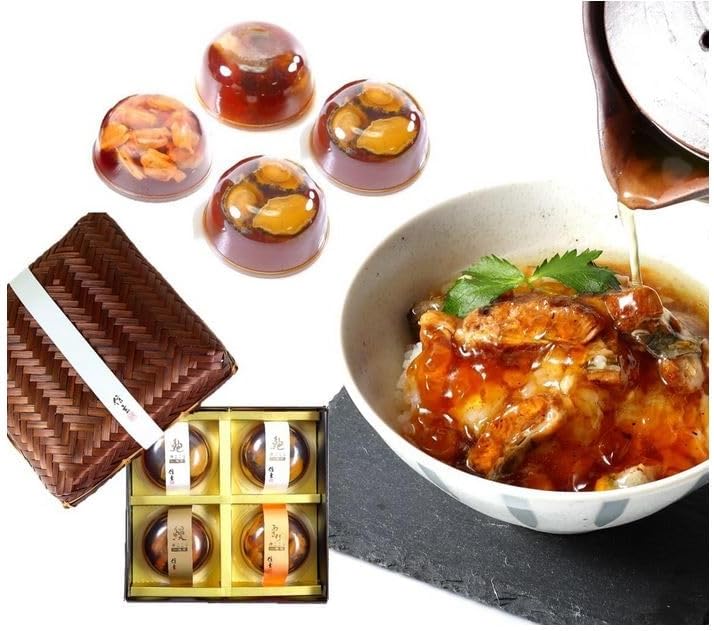Linen Food Premium Chazuke Gift, Seafood, Boiled Basket, Sauce Chazuku, 6 Pieces, Abone, Eel, Savor, Souvenir, Gift, Order, Gourmet Birthday Present