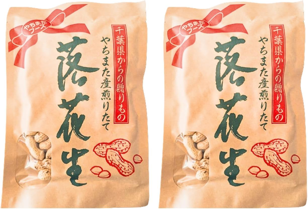 Yachimata Foods Peanut, Chiba Half-Standing Craft, 10.6 oz (300 g) (5.3 oz (150 g) x 2 Bags), Made in Japan, Authentic in Chiba Prefecture, Freshly Roasted Peanuts