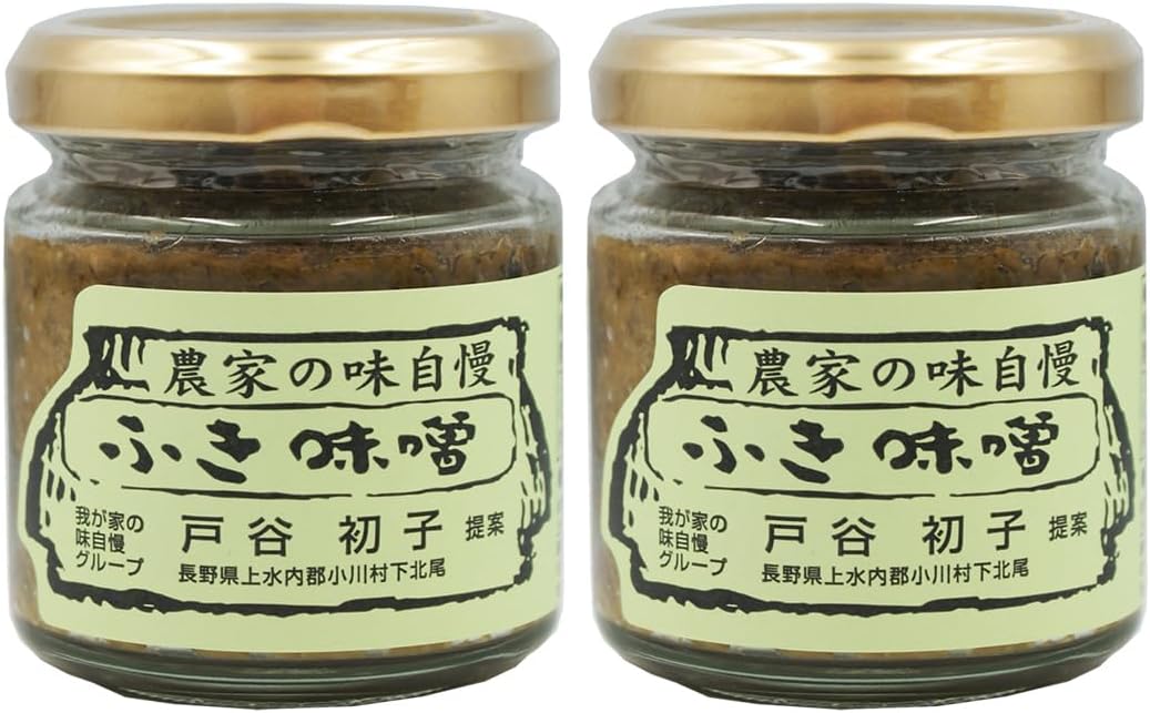 Ogawanosho Boasting Farmer's Flavor Fuki-Miso, 3.2 oz (90 g), Fukutoto (Fukushi), Butterflakes, Side Dishes, Rice Accompaniment (4 Bottles)