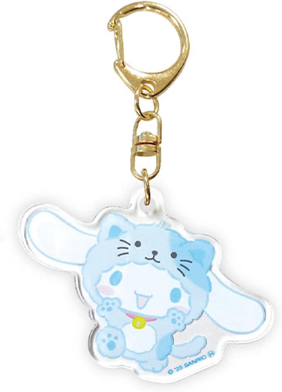 K Company Sanrio Characters (Banzai Series) Acrylic Key Holder, Hello Kitty (Lesser Panda) SAB-AK-KT