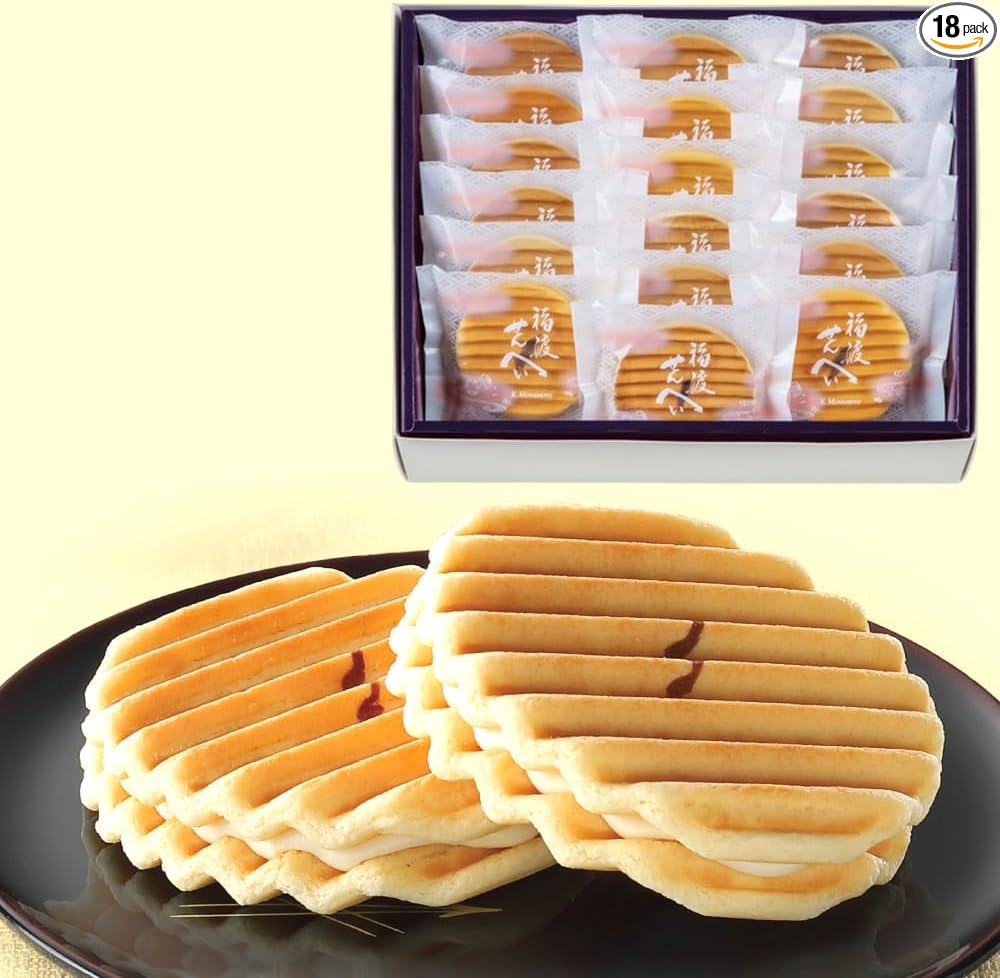 Souke Genkichoan Fukuwatashi Senbei, 10 pieces (Gift, Sweets, Souvenir)