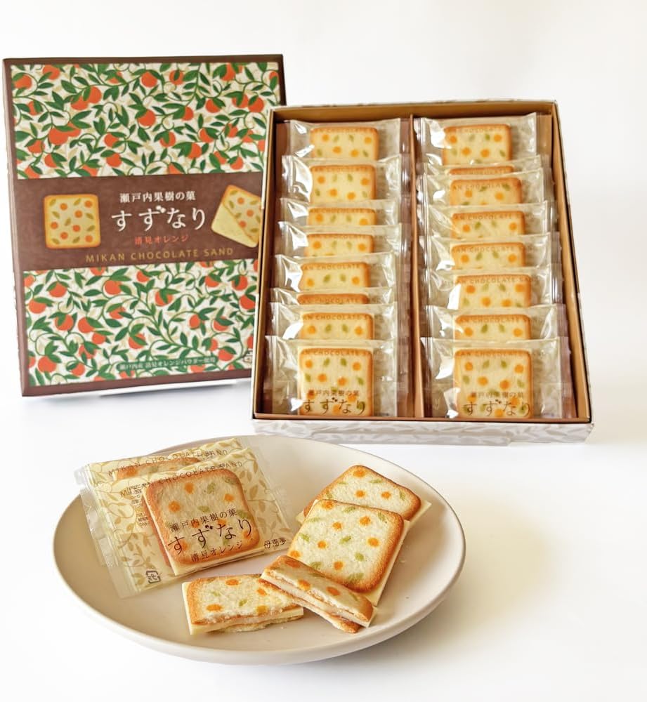 Mumei Dream Honpo Seto Uchi Orchard Candy, Tinnagi, Gift Gift, Birthday, Popular, Special Order, Sweets, Ehime, Kiyomi Orange, White Chocolate, Souvenir, Individual Packaging (8 Pieces)