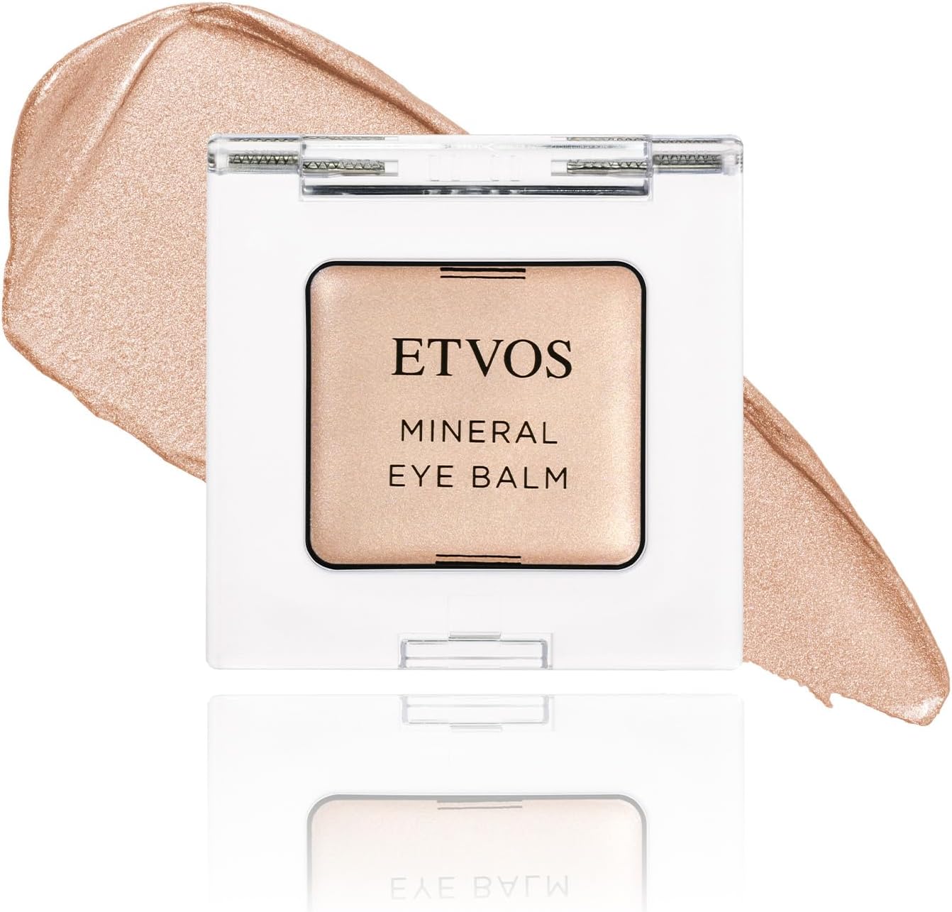 ETVOS Mineral Eye Balm #Pink Fizz (Eyeshadow, Cream Shadow, Sensitive Skin, Dullness, Dryness, Pearl, Glossy, Sodium Hyaluronate, Multi-Cosmetic, Soap Off)