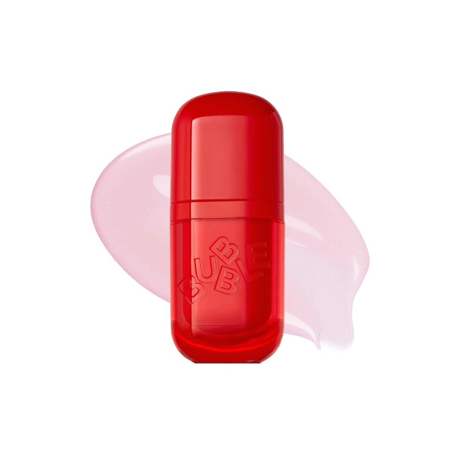Bubble Skincare Talk Back - Tratamiento labial de sandía, suero labial hidratante vegano teñido rosa con escualano y vitamina E, acabado rosa brillante (0.15 onzas)