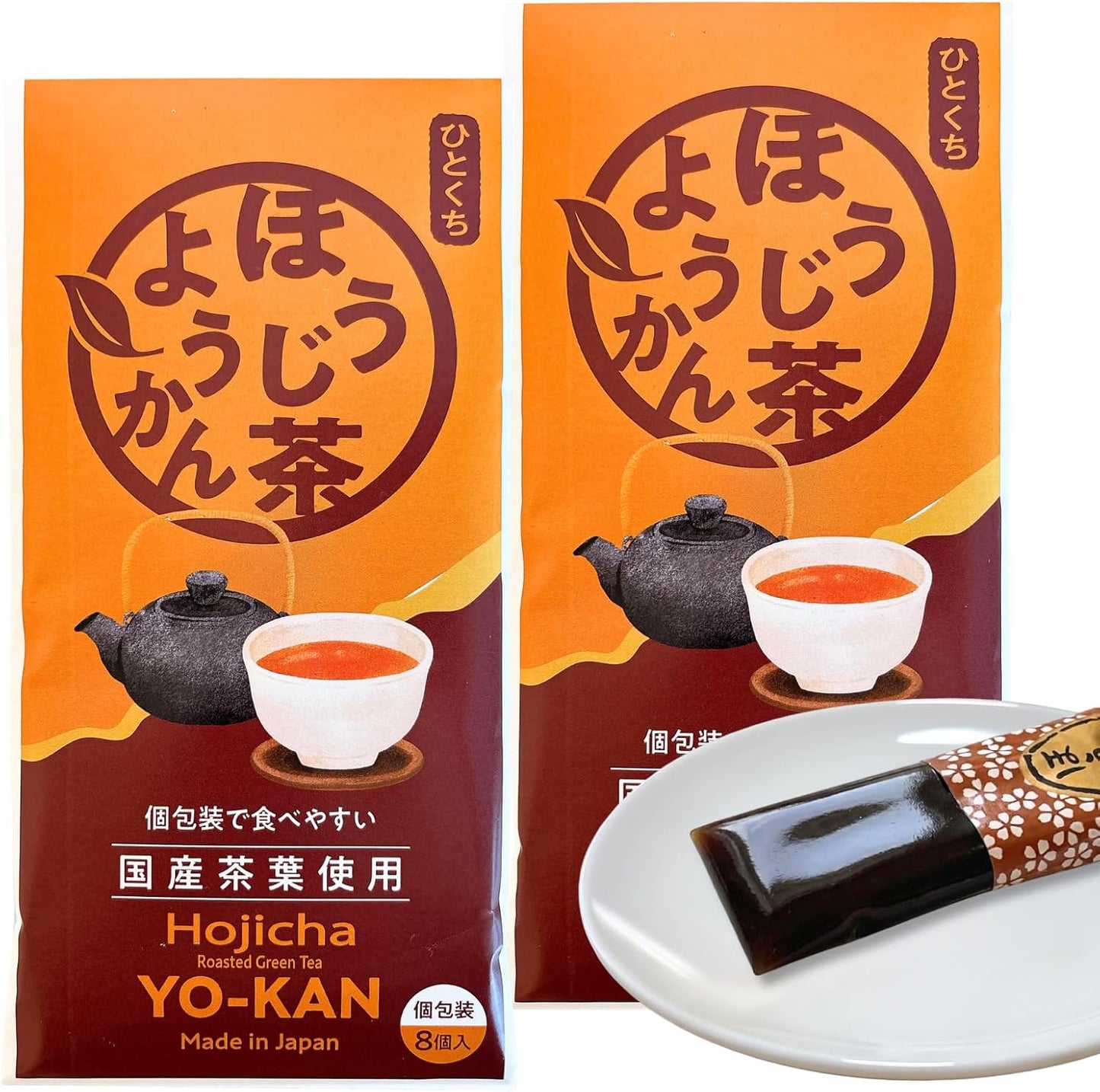 Wagoroya Hitokuchi Yokan | Contains potatoes produced in Ibaraki prefecture, no additives, individually wrapped