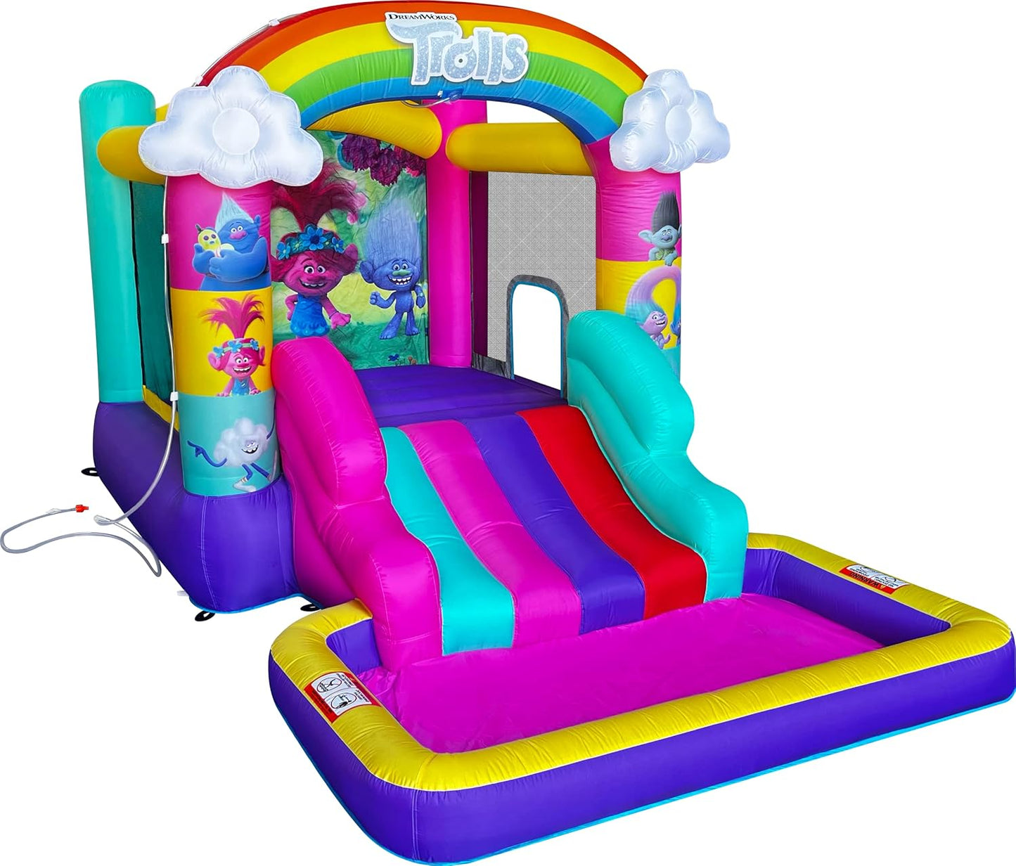 Casa de rebote hinchable Funormous Star Wars con tobogán, Darth Vader inflable para interior y exterior, sable de luz de Luke Skywalker, castillo hinchable divertido para niños de 3 a 8 años