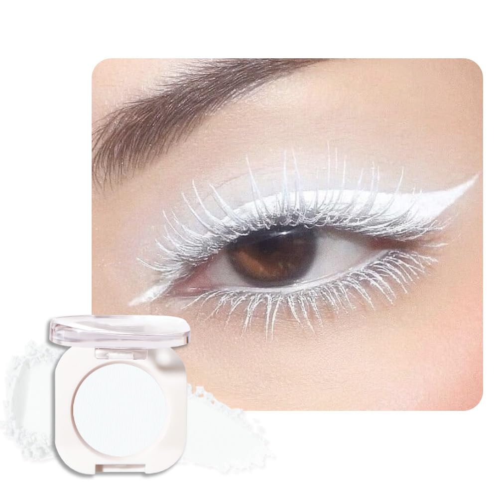 Sombra de Ojos Soltera con Destello de Champán, Sombra de Ojos Mini Liviana y Mezclable para Mujeres Mayores, Paleta de Maquillaje de Sombra de Ojos Monocromática Pigmentada Impermeable