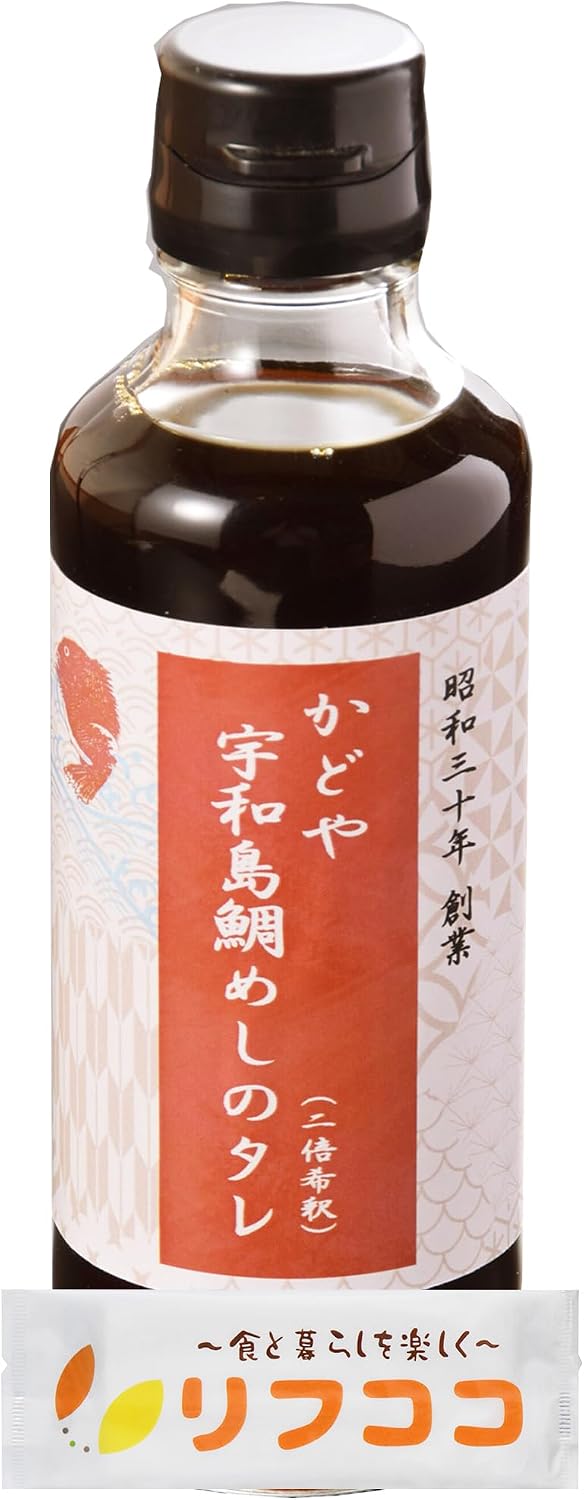 Kadoya Co., Ltd., Ehime Long Restaurant, Uwajima Snamper Sauce, 6.8 fl oz (200 ml) x 3 Bottles