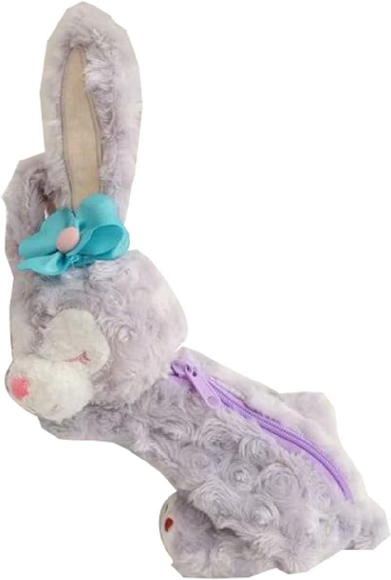 Sherri May Cookie Ann Stella Duffy Character, Cute, Makeup Pouch, Convenient Travel Goods, Large Capacity, Fashionable, Popular, Small Items, Storage, Travel Pouch, Women's, Fluffy