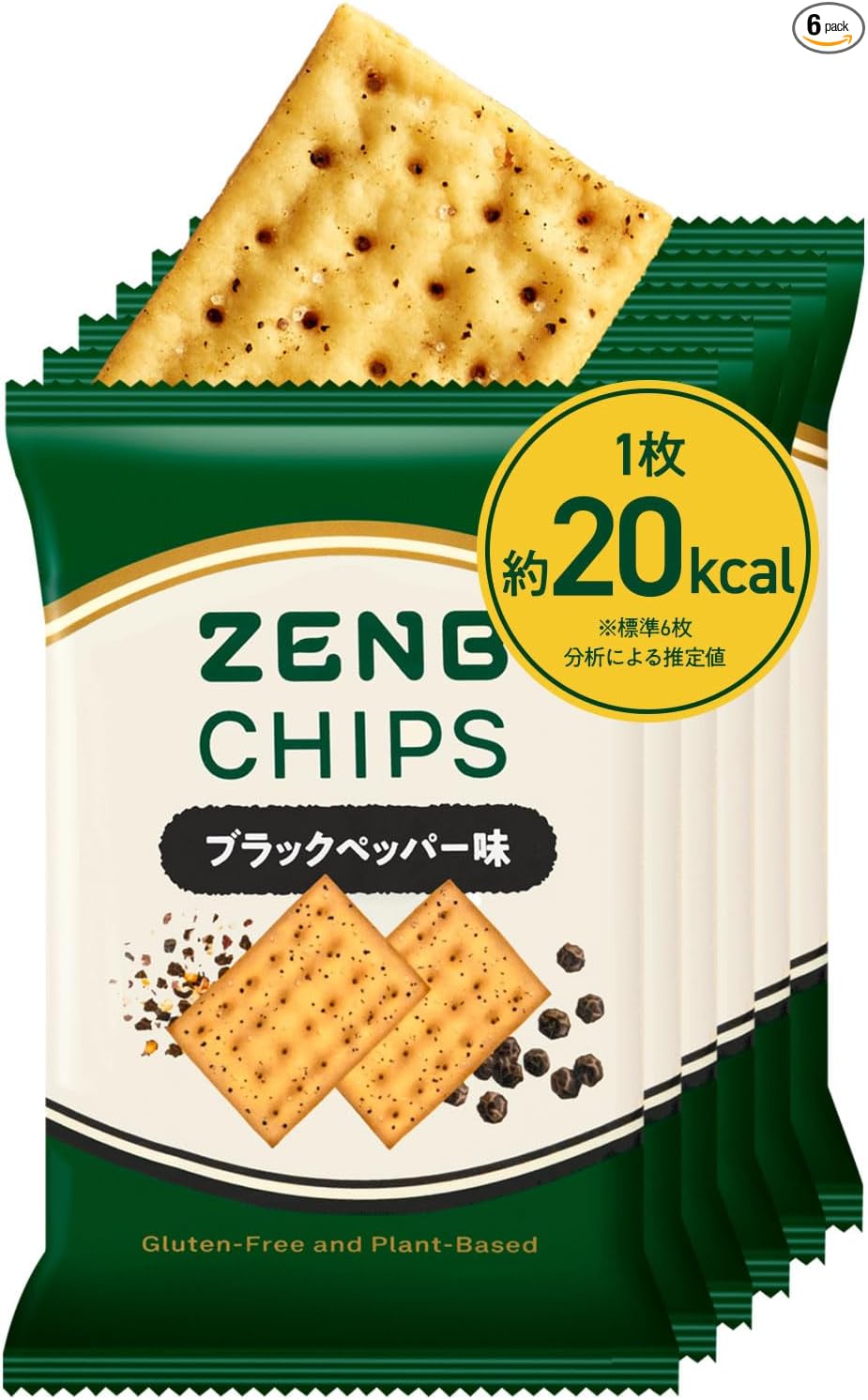 【 Healthy Snack 】 ZENB Zenbu Chips 10 Bags (Standard 60 Pieces) Crackers Bean Chips [ Low Sugar, Dietary Fiber, Gluten-Free, Sugar-Free, Sugar Control, Intestinal Health, Dietary Fiber Supplement