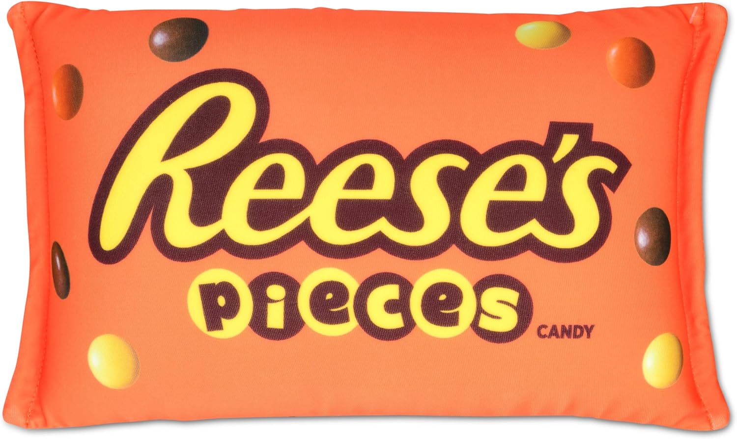 iscream Reese's Pieces Paquete de 19" x 11" Juego de Fundas de Almohada con Mini Reese's Pieces