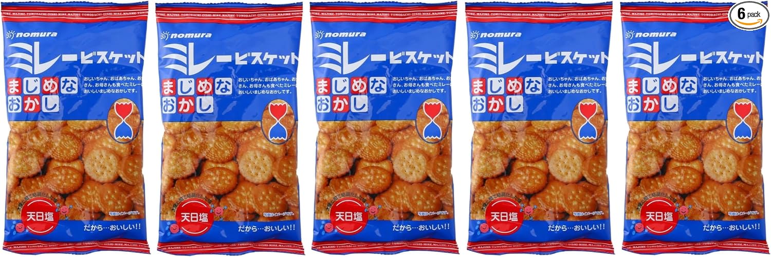 Nomura Senbean Processing Shop Millet Biscuits, Majime Side Sides, 4.2 oz (120 g), Domestically Produced in Kochi Prefecture (x 2)