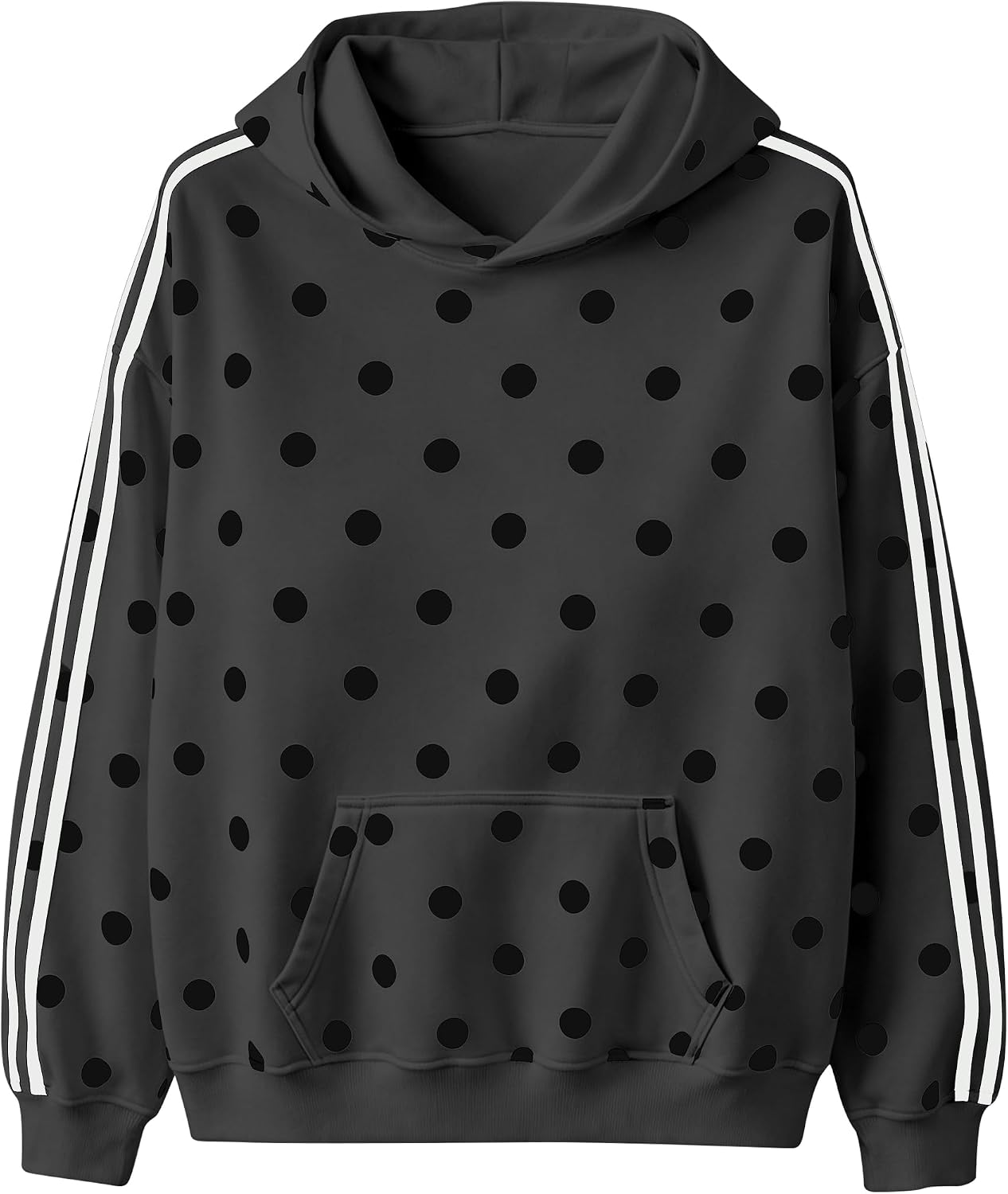 MSBESYOR Sudadera con Capucha de Camuflaje para Hombre y Mujer, Sudadera con Capucha de Forro Polar de Gran Tamaño con Hoja de Arce, Sudadera con Estampado Gráfico y Bolsillo