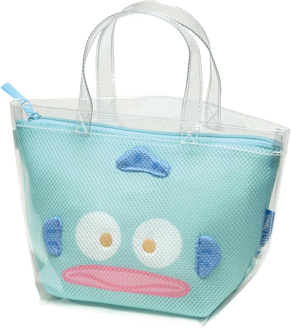 Skater BSMB1-A Sauna Mesh Bag, Spa Bag, Tote Bag, Sanrio Hungyodon, Squishy Design