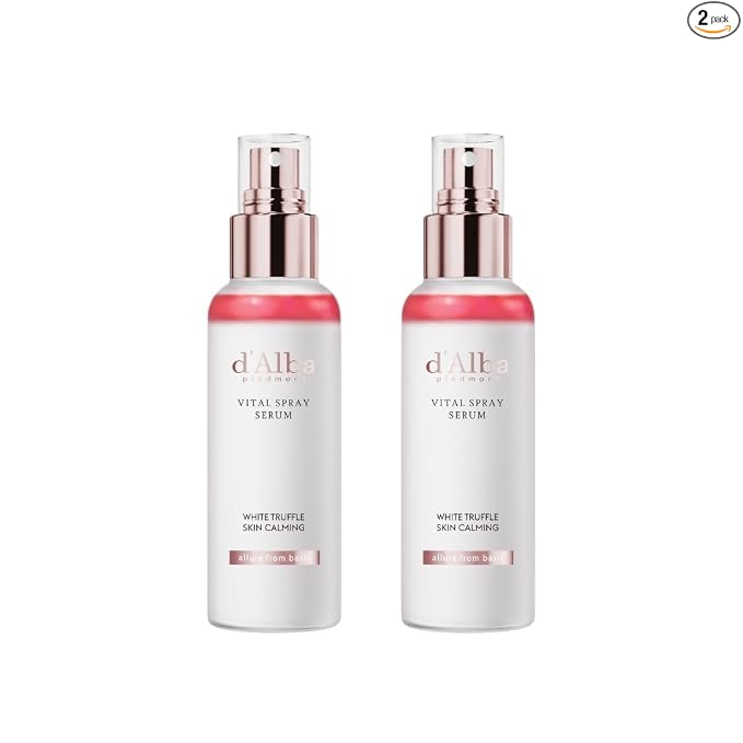 d'alba Piedmont - Suero en aerosol de trufa blanca italiana, cuidado de la piel vegano, hidratante facial ligero, suero brillante para piel radiante, no comedogénico, todo en uno, cuidado de la piel coreano (3.38 onzas líquidas)