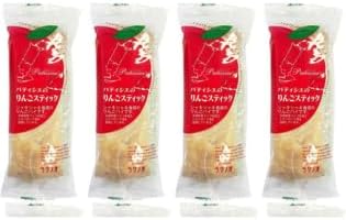 [Set of 4] Lagnoo Patisserie Apple Stick, 2.1 oz (60 g) x 4, Apple Pies, Sweets, Aomori