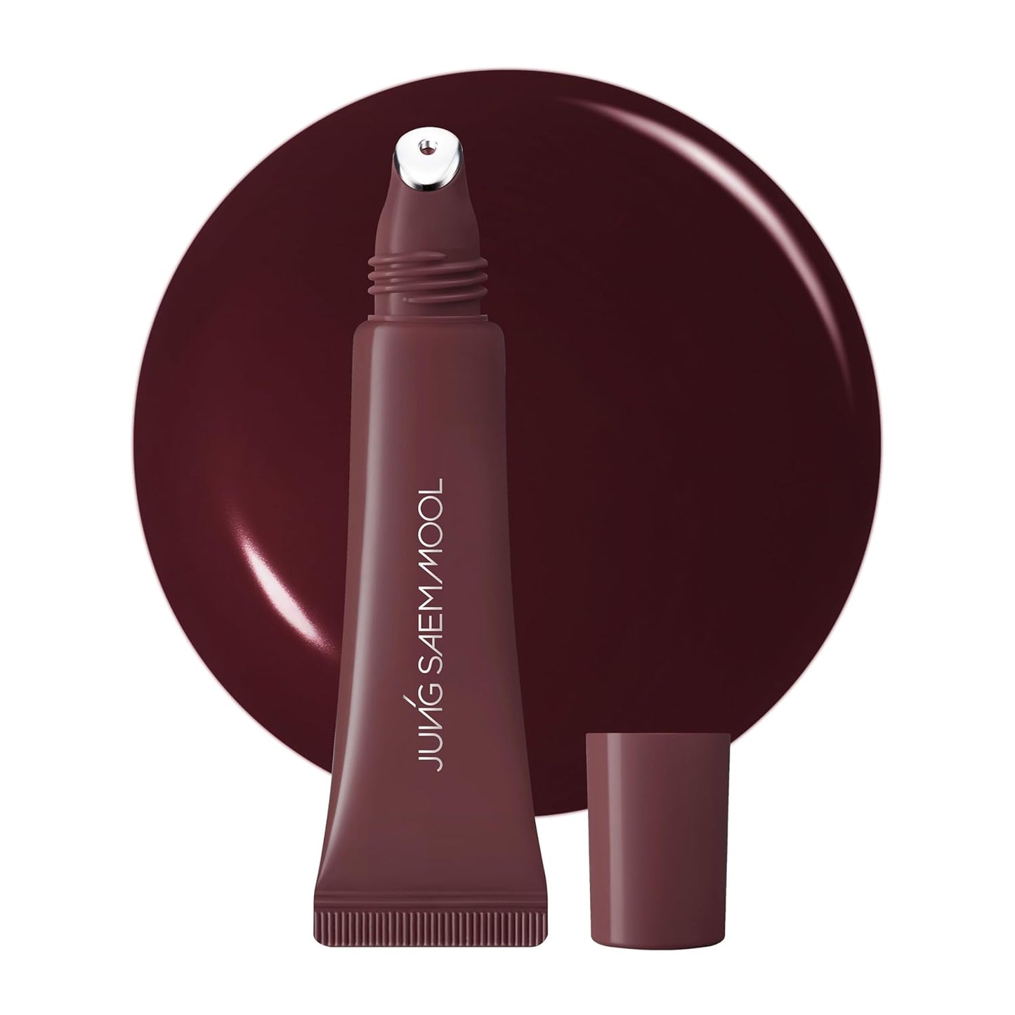 JUNG SAEM MOOL LIP-PRESSION - Brillo de labios de metal | Brillo labial tintado hidratante con un aplicador de metal de precisión higiénico e ingredientes infundidos en suero, brillo de labios coreano (rosa doze)