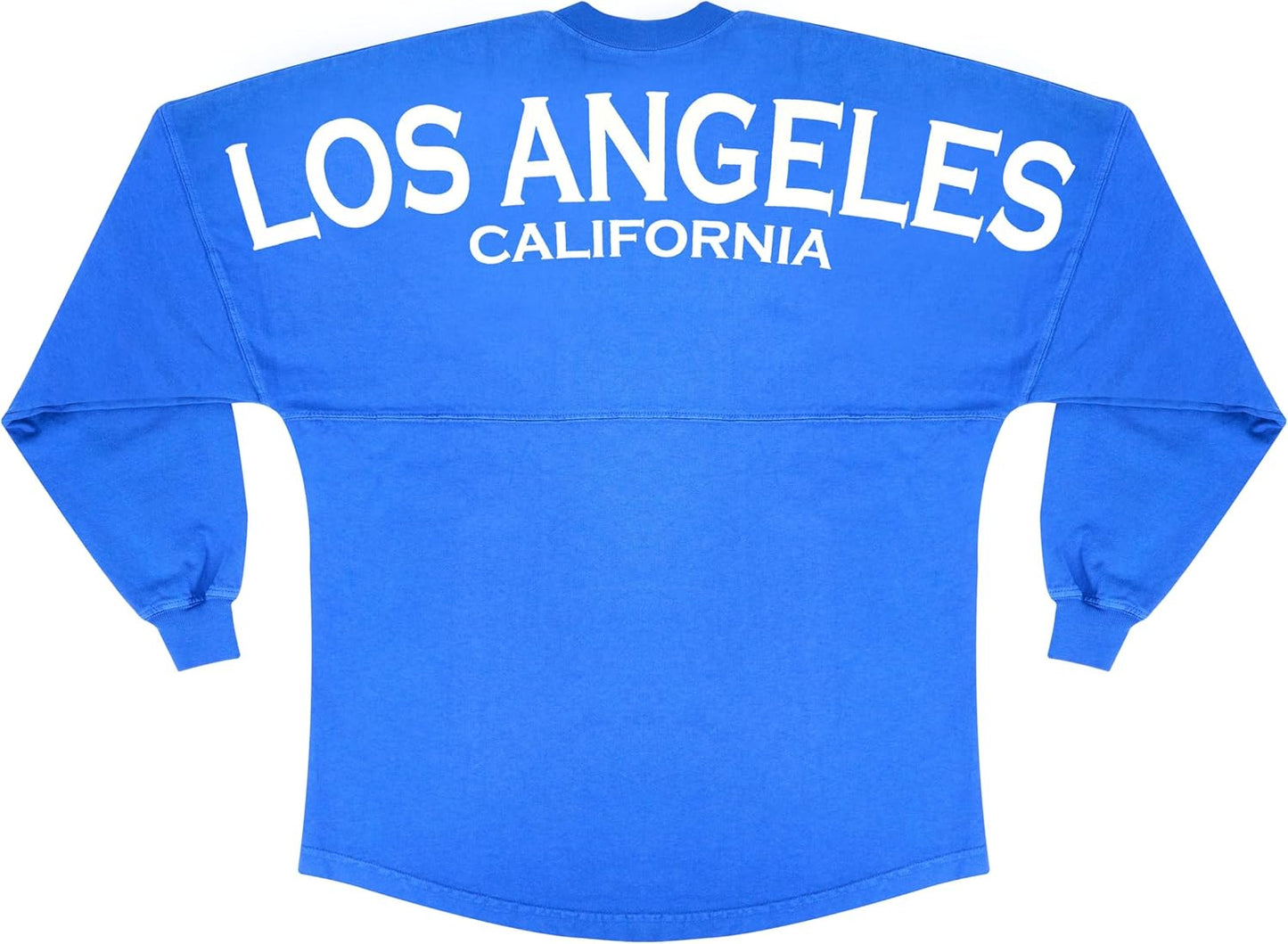 Spirit Jersey Camiseta clásica de Los Ángeles, California, de gran tamaño, unisex, de manga larga, preencogida, 100% algodón