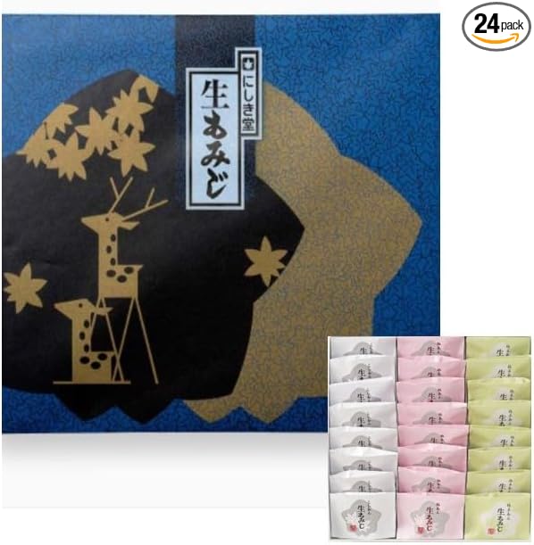 Nishikido Fresh Momiji Maple Leaf Manju Sweets Azuki Bean Paste Rice Flour Nishikido Hiroshima Fresh-like Gift Present Famous Confection (6 pieces)