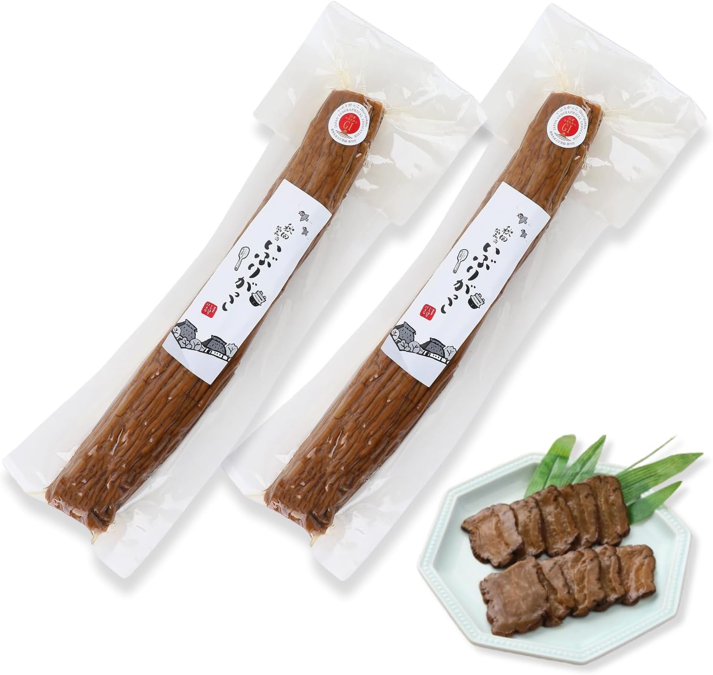 Chef-Supervised Iburi-Gakko Single Pickle L 280g～310g Akita Kyowa Appetizer Gift Pickled Food Smoked Daikon Radish Takuan Additive-Free Food (1 piece)