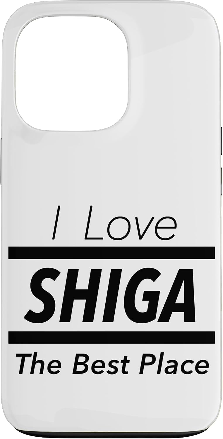 アイラブ・SHIGA 滋賀（I Love）JIMO-T【47都道府県】JIMO-T ジモティ プレゼント お土産 面白い スマホケース iPhone 13 用