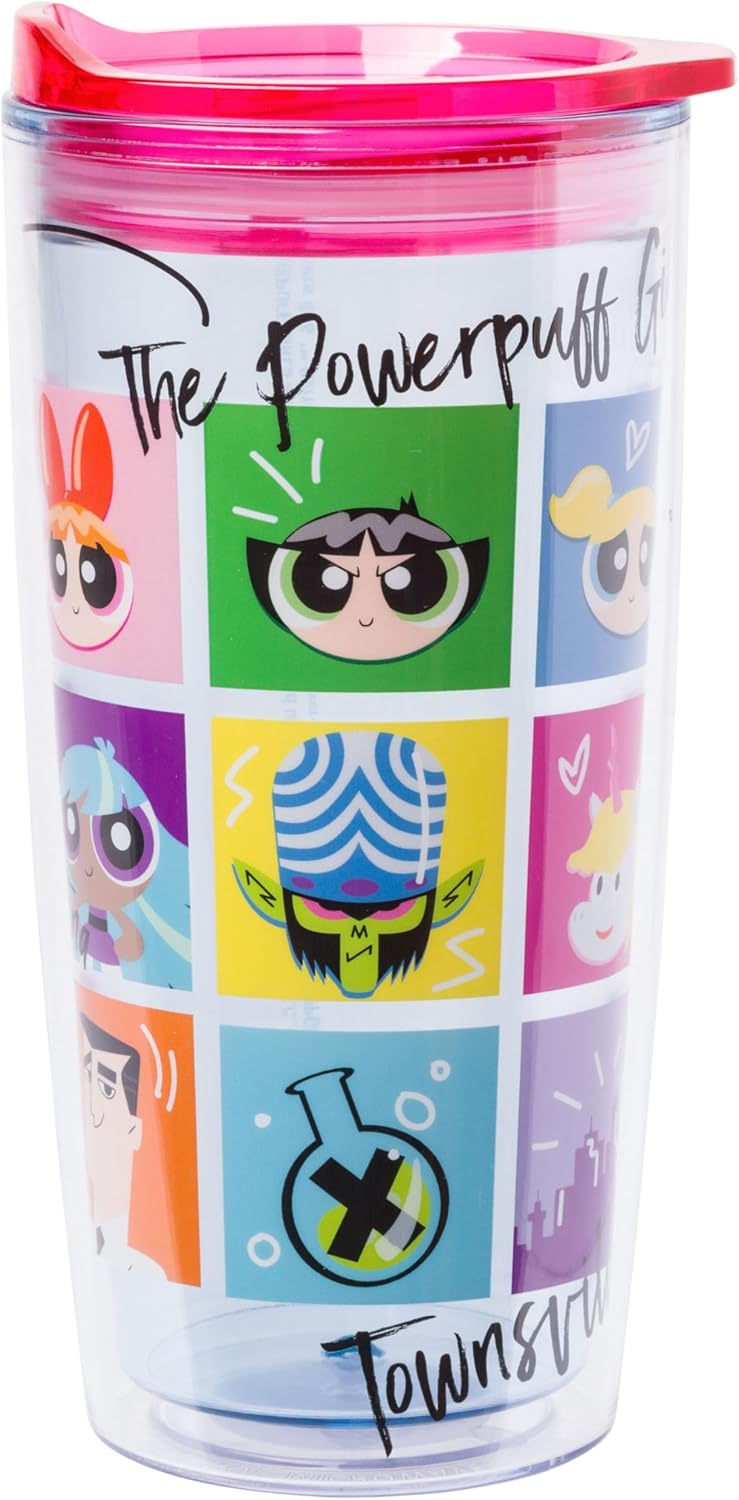 Silver Buffalo Disney Vintage Mickey Mouse Since 1928 - Vaso de viaje de doble pared con tapa de cierre deslizante, 20 onzas