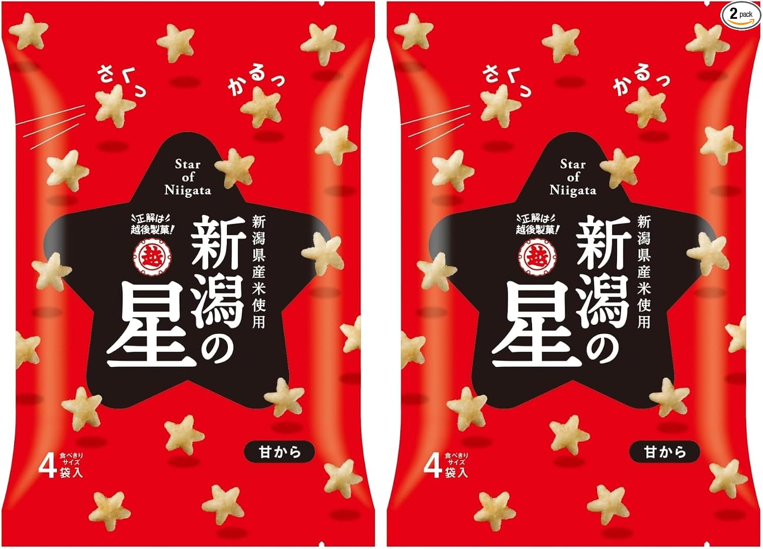 Echigo Confectionery Niigata Star, Sweet, 2.8 oz (80 g)