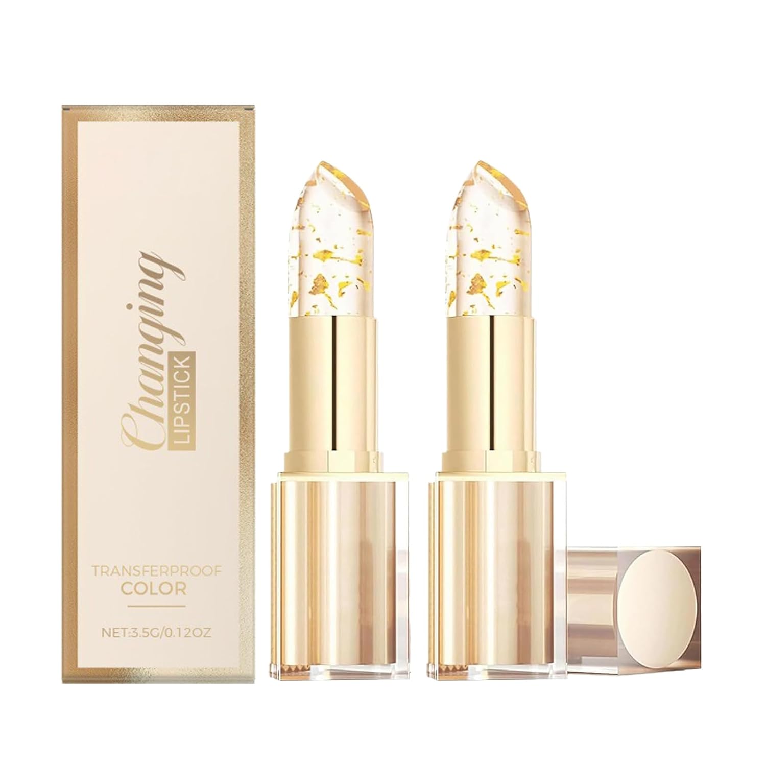 Sulily 2 lápices labiales que cambian de color, lápiz labial adaptable a la piel, lápiz labial transparente que cambia de color, lápiz labial Ph que cambia de color, brillo labial de larga duración e hidratante, regalos de cumpleaños para mujeres