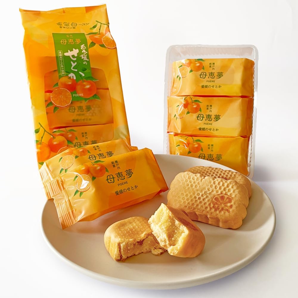 Ehime no see-toka, Mom's Dream of Ehime, Poemu, Ehime, Old Season, Souvenir, Setochi Candy, Baked Goods, Gift, Ordering, Souvenir, Confectionery, Packaged Individually (6 Pieces)