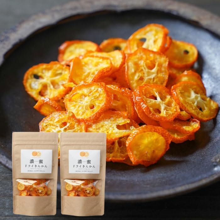 Dried Fruits, Additive-Free, Sugar Free, Thick, Dried Citrus Tama, Made in Miyazaki Prefecture (1 Pack)
