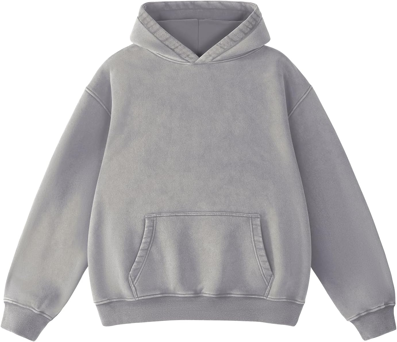 Hatant Sudaderas con capucha de gran tamaño para hombres y parejas, sudaderas con capucha pesadas vintage para hombre, suéteres de lavado ácido, ropa 2026