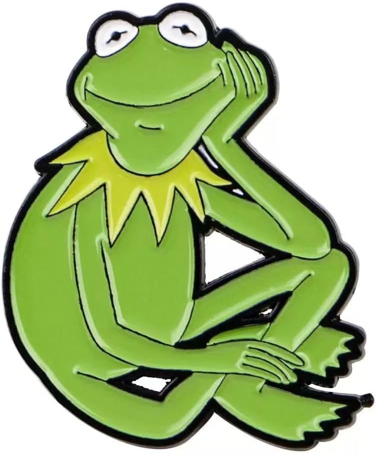 Broche Gracioso de Gato Estoy Bien de Esmalte – Lindo Broche de Solapas de Dibujos Animados para Mochila, Sombrero, Chaqueta, Bolso – Insignia Única de Novedad para Adultos, Adolescentes y Niños