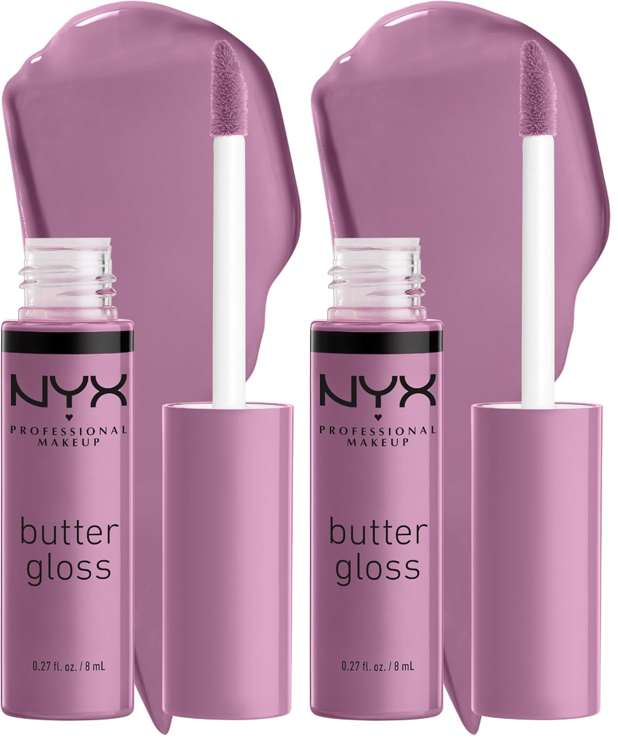 NYX MAQUILLAJE PROFESIONAL Brillo de mantequilla, brillo de labios no pegajoso - Tiramisu (Brown)