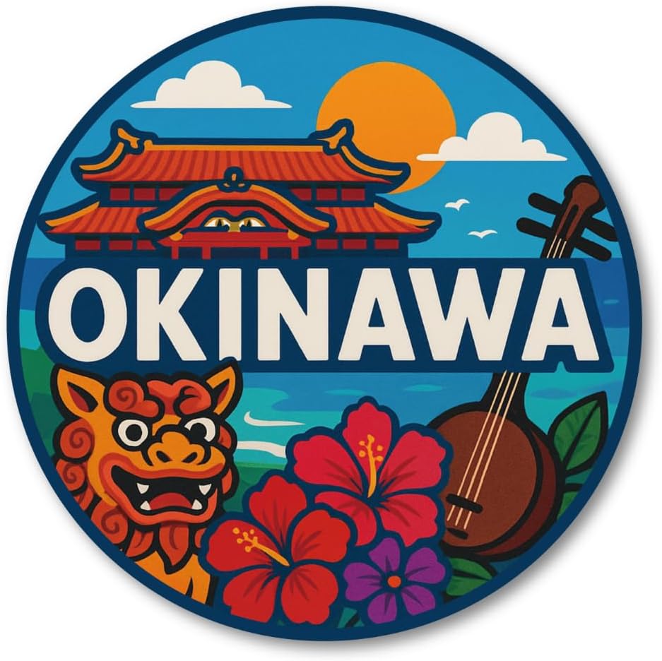 Nagasaki Local Sticker Set, 8 Different Prefecture Designs, Includes Sakurajima, Gayen Yamakasa, Hot Springs, Balloons, Mango, Castela, Perfect for Travel, Tourism, Souvenirs