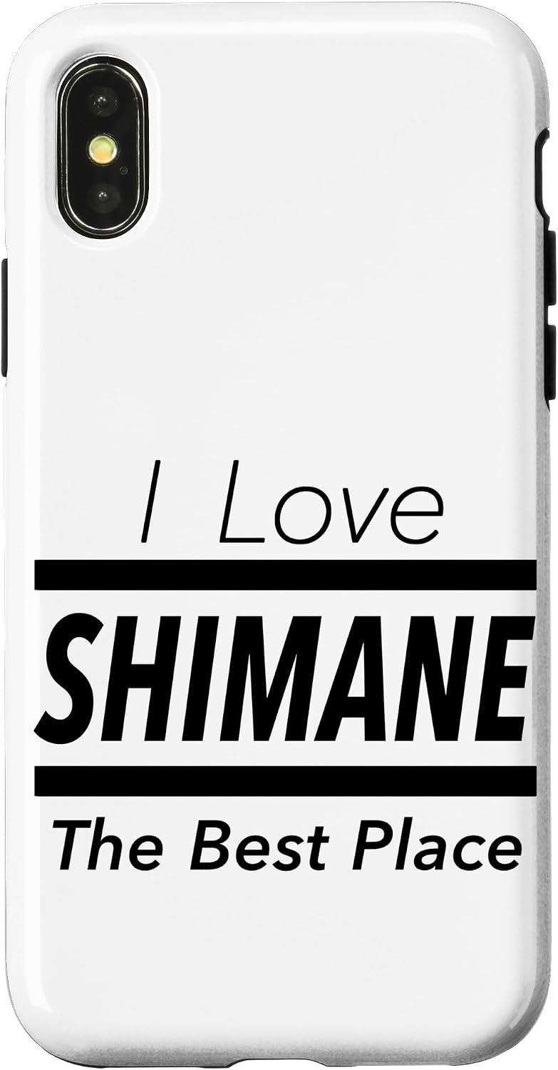iPhone 13 I Love Shimane (I Love) JIMO-T [47 Prefectures] Jimoti Local Love Goods Travel Souvenir Funny Smartphone Case