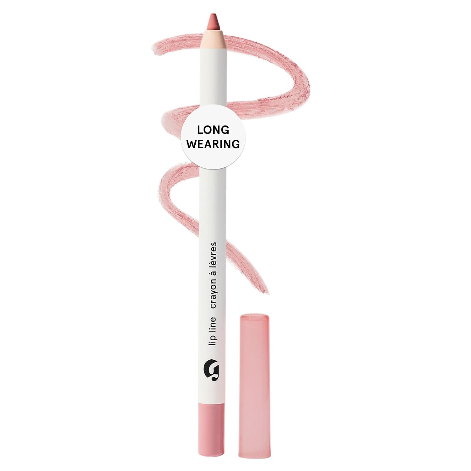 Glossier Lip Line, Buff - Nude Lip Liner Pencil, Long Lasting Water-Resistant Smudge-Resistant Transfer-Resistant Medium Coverage Definer with Jojoba Oil, Natural Shape and Tones for Sensitive Skin