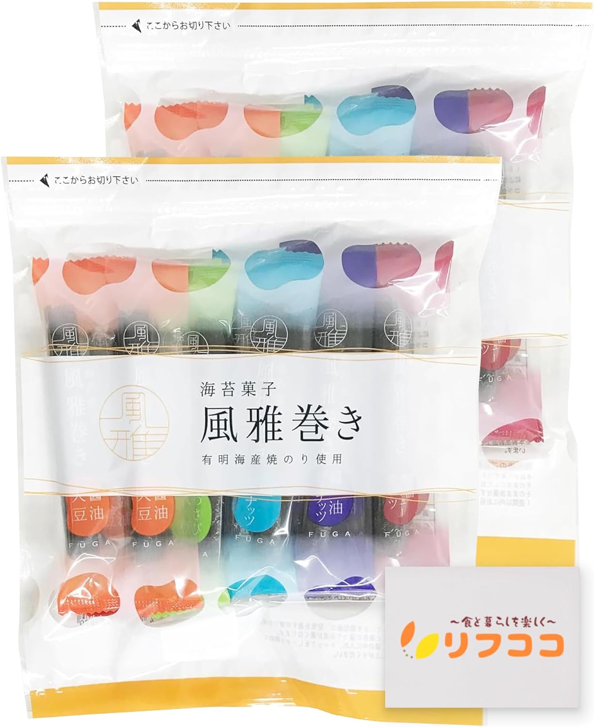 Fuuga Nori Snacks Fuuga Maki 1 Bag 5 Varieties 12 Piece Mix Pack Snacks Souvenirs Rolled Assortment Kumamoto