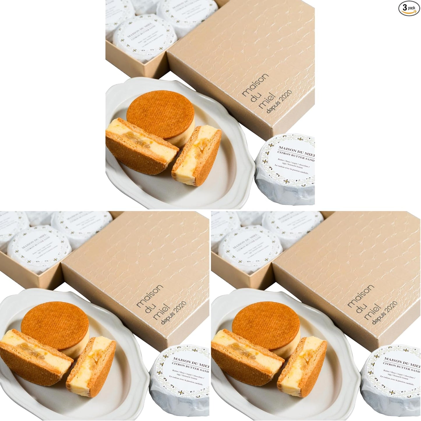 Maison Dumiel Butter Sand, Butter Sand, 4 Pieces, Stylish