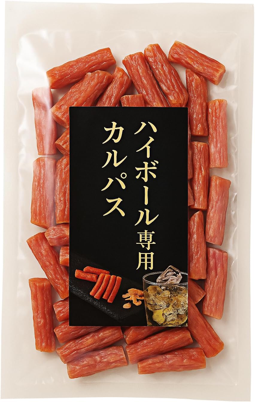 【The Ultimate Appetizer】Highball-Only Calpas 100g Approximately 18 Pieces Calpas Appetizer Gift Souvenir Mitsuboshi Factory