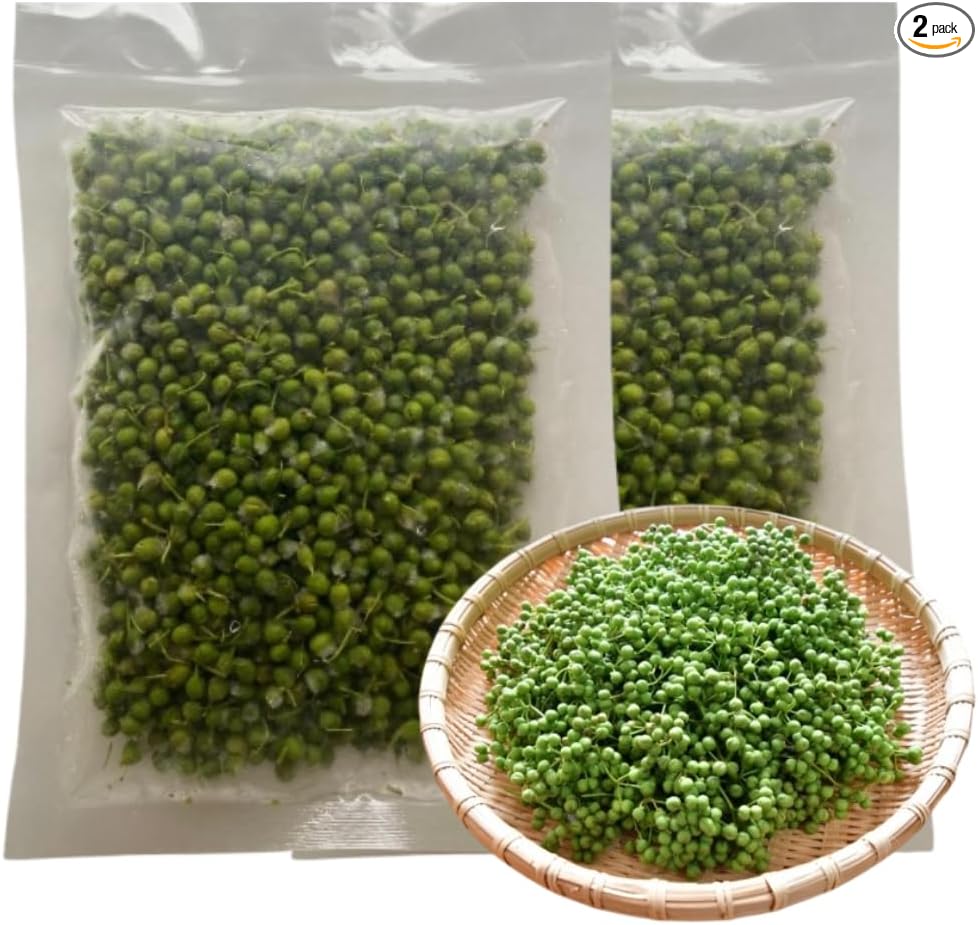 Shiohou Sansho Berries, Domestic, Produced in Hyogo, Asakura, Frozen, 100g, Real Sansho, De-bittered, 2025 Harvest, Fresh