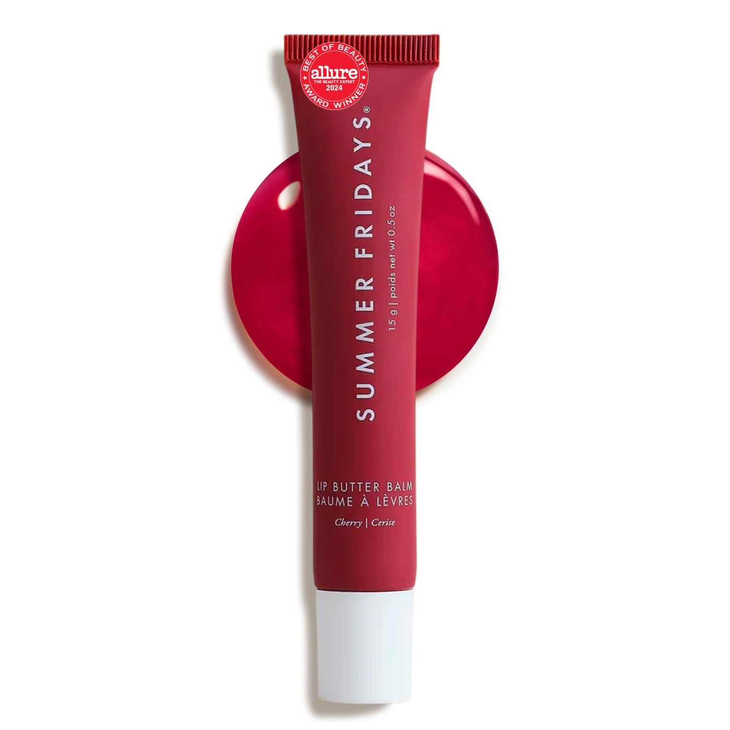 Summer Fridays Lip Butter Balm Sweet Pink Duo - Conditioning Tinted Lip Balm + Overnight Mask for Instant Shine + Color - With Hydrating Shea Butter - Strawberry Soft Serve + Birthday Cake (2 Count)