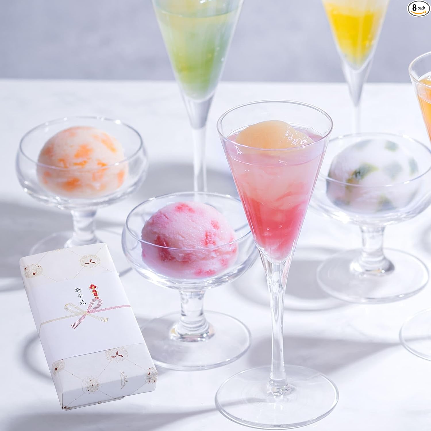 La Maison Confectionery Jello & Sorbet Fui Assorted (Pack of 8)