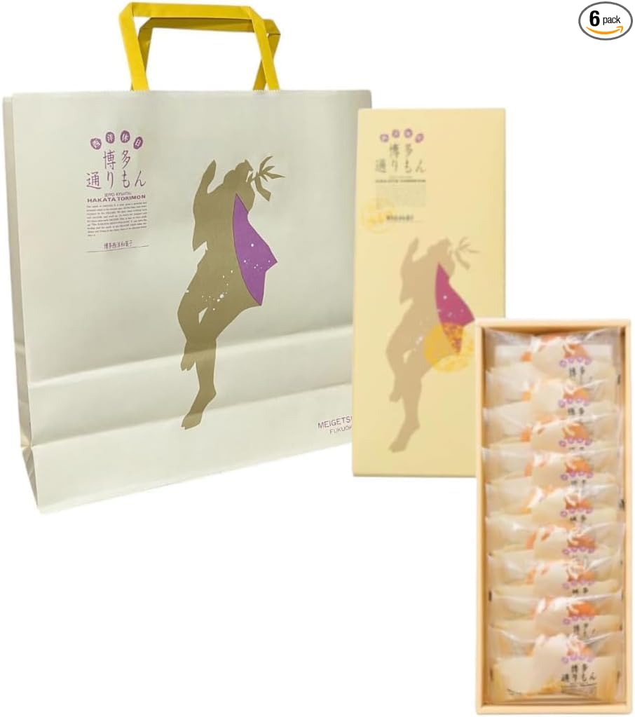 Meigizudo Hakata Dorimon, Pack of 12 (1 Box), Includes Special Souvenir Bag, Fukuoka Souvenir, Monde Selection, Gold Award Winner, Fukuoka, Souvenir, Order-Order, Gift, Present, Candy, New Year, New Year, New Year, Homecoming Souvenir, Celebration