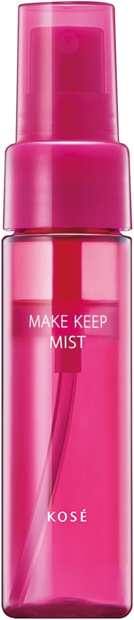 Kose Cosmetics Make Keep Mist EX + 2.7 fl oz (80 ml), Prevents Makeup Smudges, Mist Lotion, Waterproof, Sebum Proof, Anti-Shine, Hyaluronic Acid, Collagen, Deer Ingredients, Trial Size, Portable