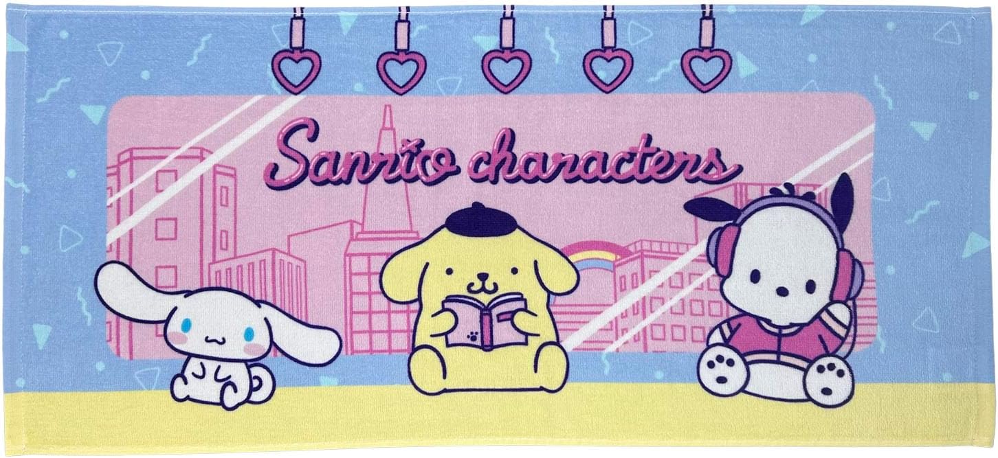 Nomura Towel Sanrio Characters Pochacco Bath Towel, 1 Piece, 23.6 x 47.2 inches (60 x 120 cm), 100% Cotton