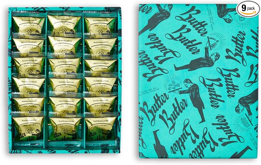 Butter Butler (バターバトラー) Butter Galette, Popular Snacks, Sweets, Gift, Tokyo Souvenir, Hand-Delivered, Individually Wrapped, Present, Return Gift, Internal Celebration, Baked Goods, Retirement (Pack of