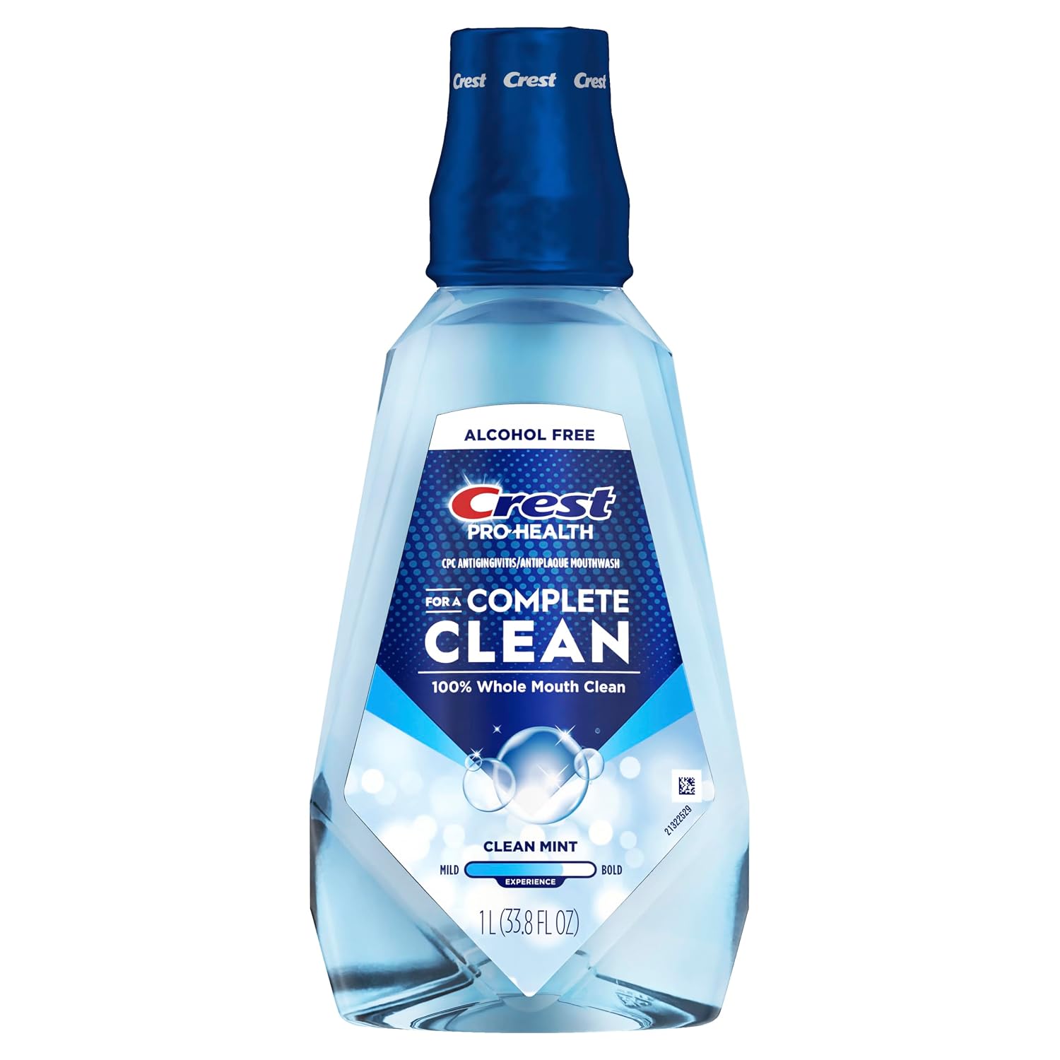Crest Pro-Health - Enjuague bucal multiprotección con CPC, menta limpia, 1 litro (33.8 fl oz), enjuague bucal Crest para tratamiento de gingivitis