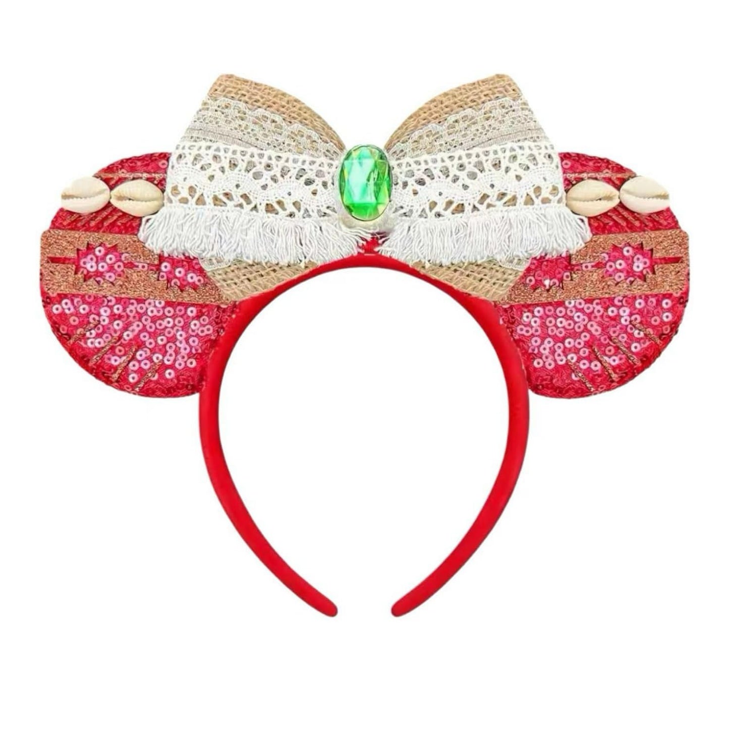 Diadema de Orejas de Ratón Hecho a Mano, Orejas del Mejor Día de la Historia para Fiesta, Viaje, Parques, CospLay, Esenciales (Mejor Día de la Historia - Rosa)